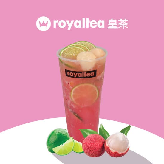Lychee Lime Fusion / 手打荔枝冰柠茶